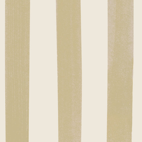 Watercolour Stripes Large - Mustard & Cream