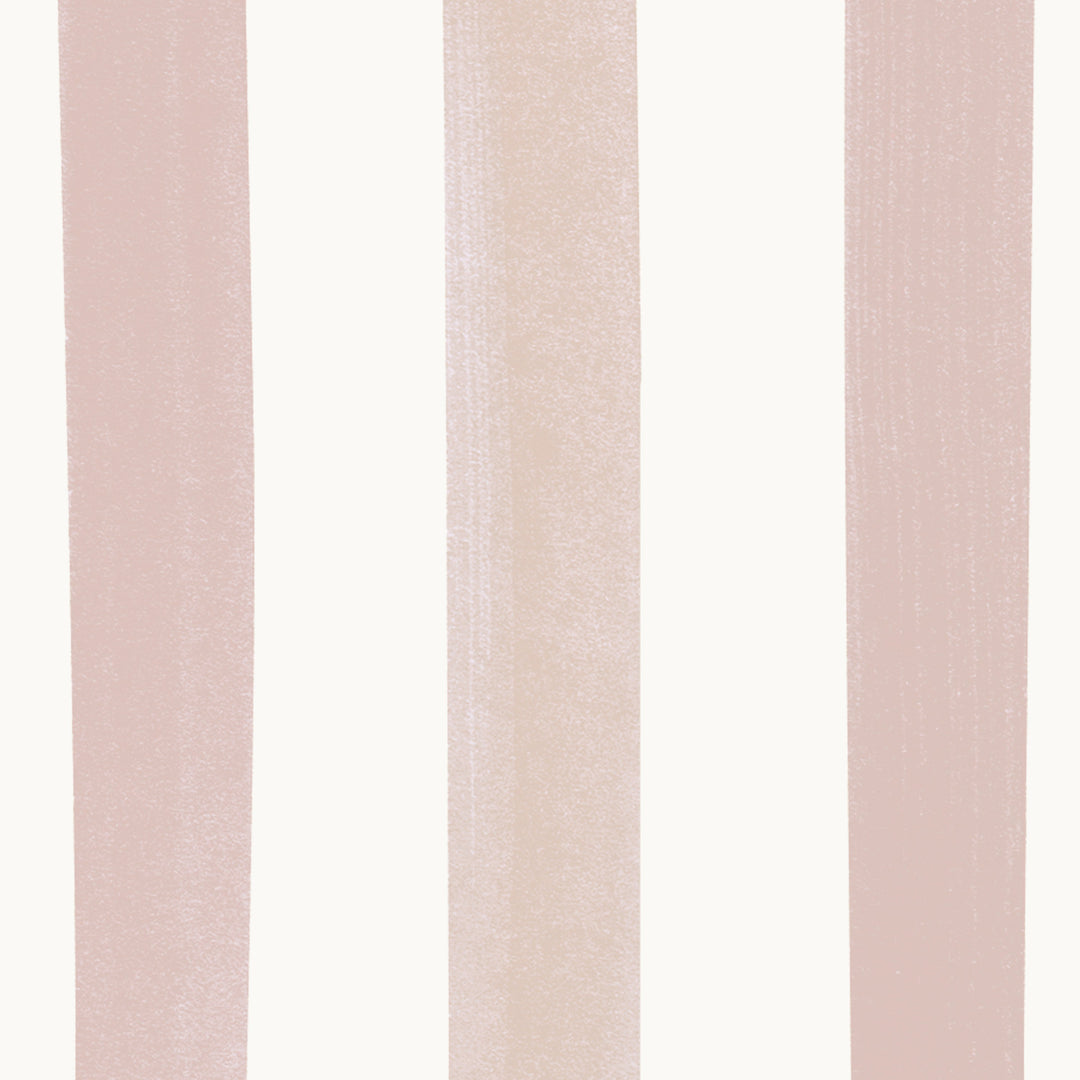 Watercolour Stripes Large - Rose & Blush