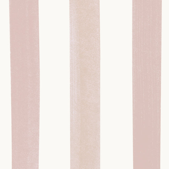 Watercolour Stripes Large - Rose & Blush