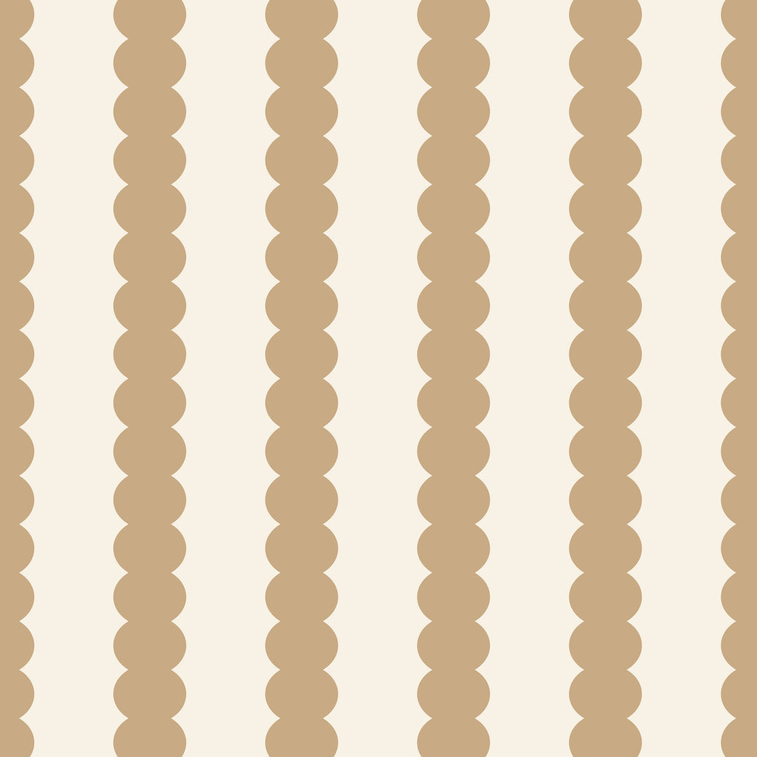 Beady Stripes - Warm Toffee