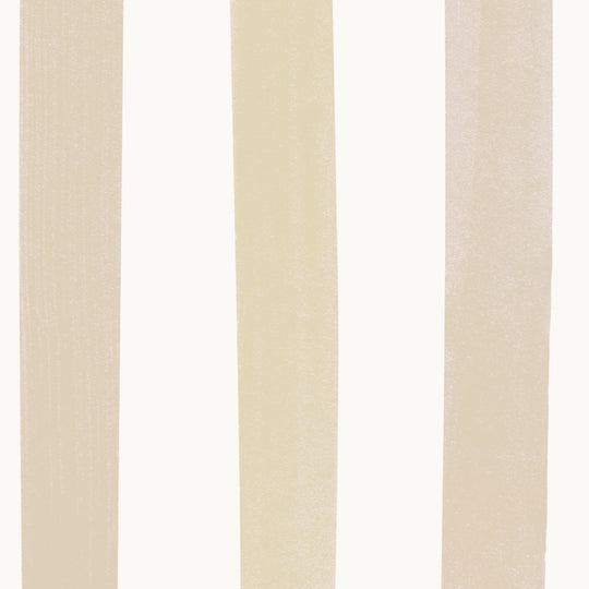 Watercolour Stripes Large - Fawn & Mustard