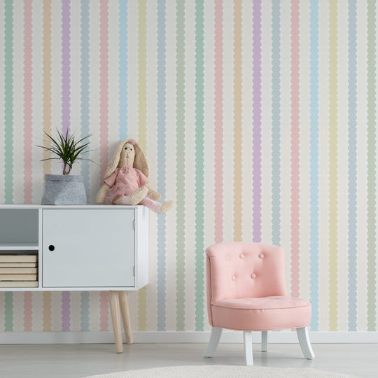 Beady Stripes - Rainbow