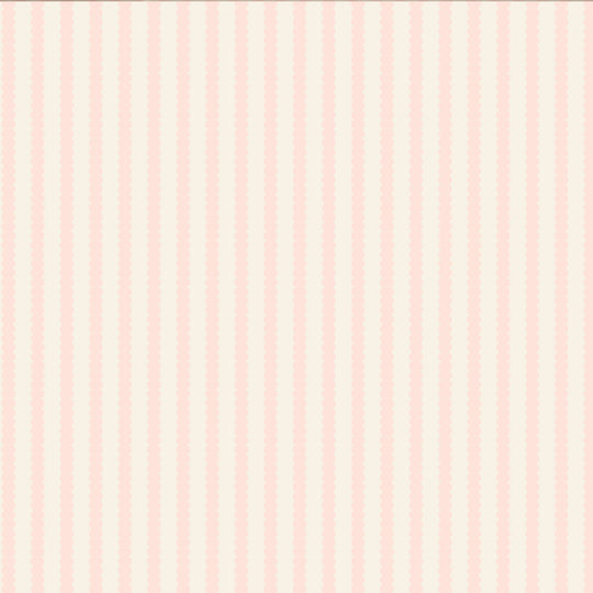 Beady Stripes - Bare Pink & Cream