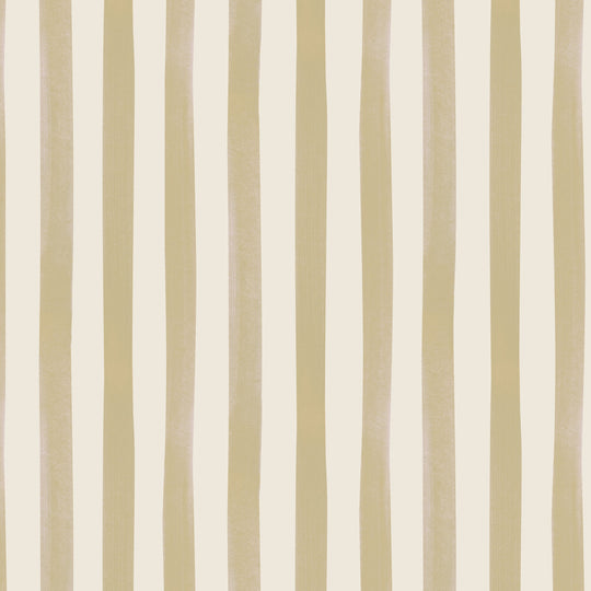 Watercolour Stripes - Mustard & Cream