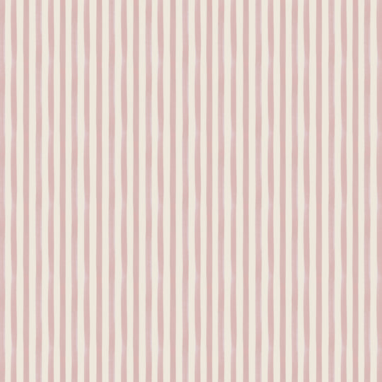 Watercolour Stripes - Candy & Cream