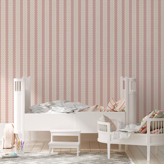 Beady Stripes - Twin Pinks