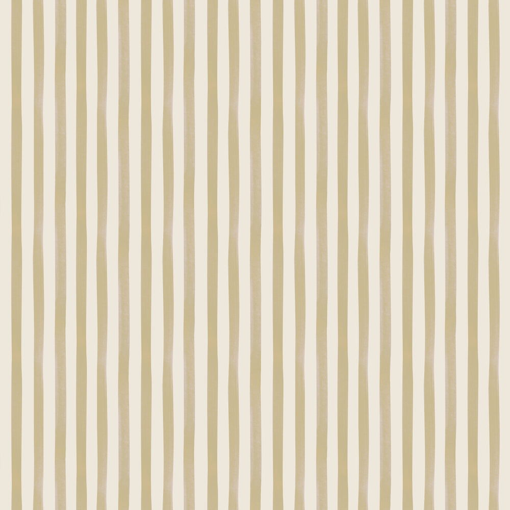 Watercolour Stripes - Mustard & Cream