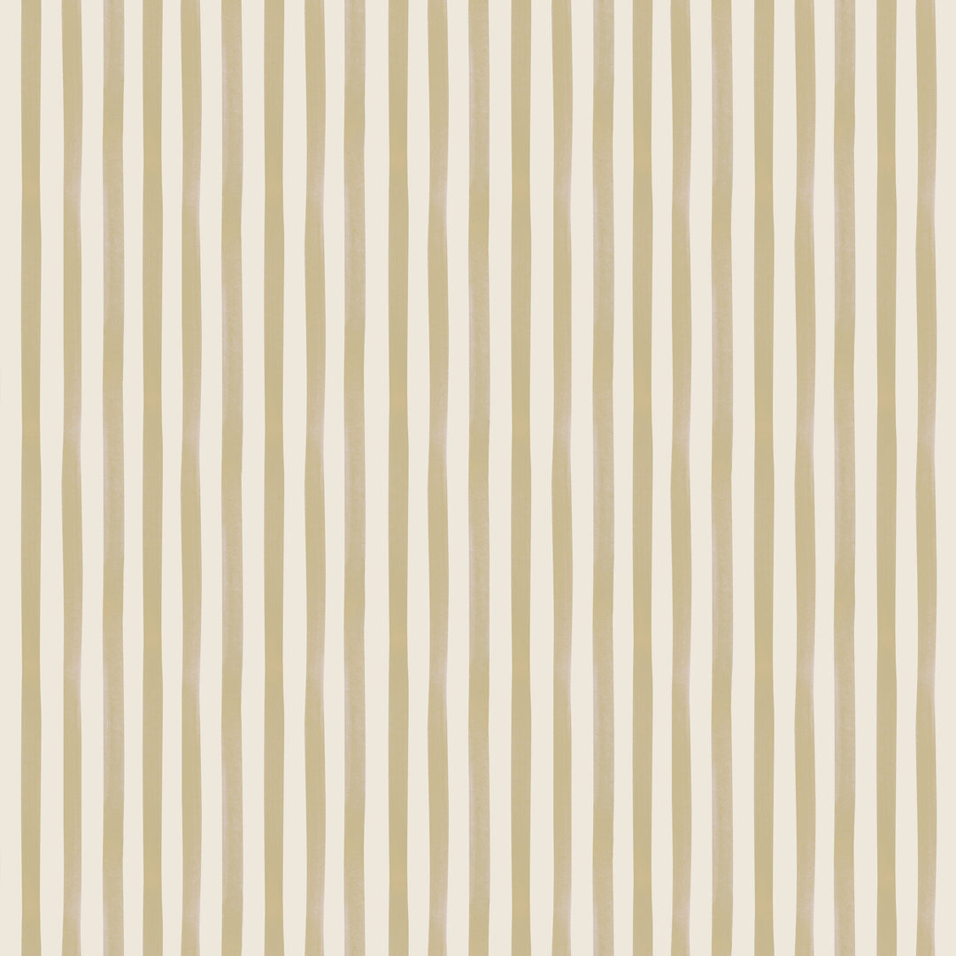 Watercolour Stripes - Mustard & Cream