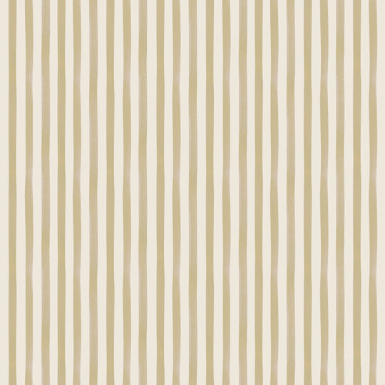 Watercolour Stripes - Mustard & Cream