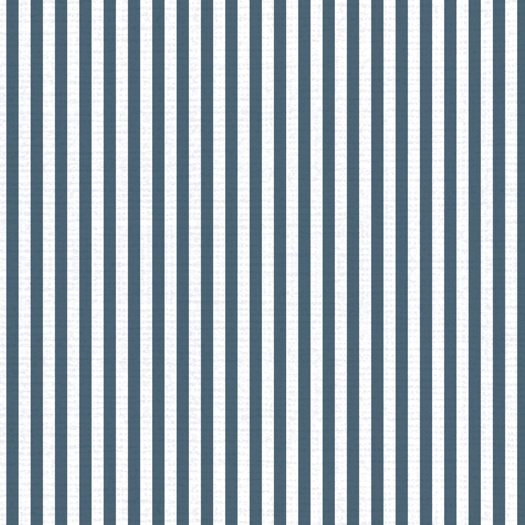 Pin Stripe in Petroli