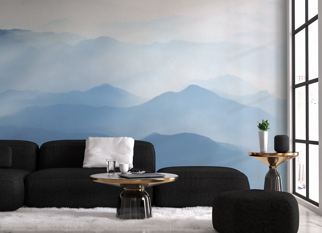 Misty Mountains Sky Blue