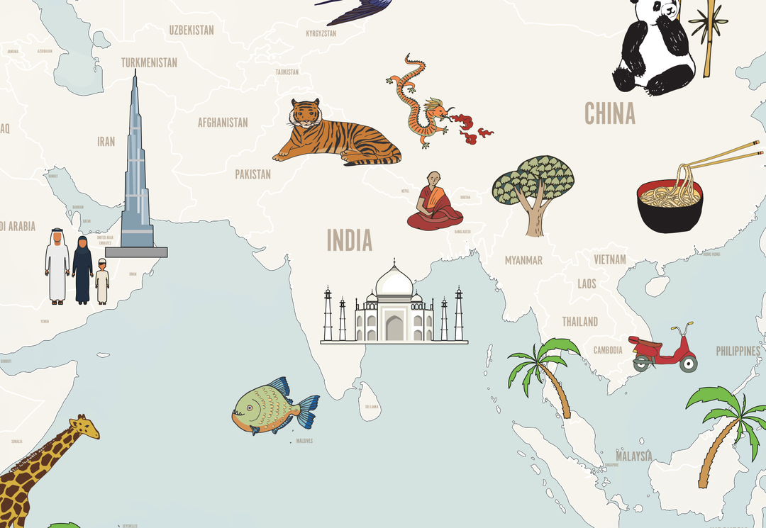 Customisable World Map