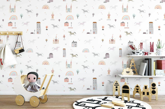 Unicorns On The Loose - White