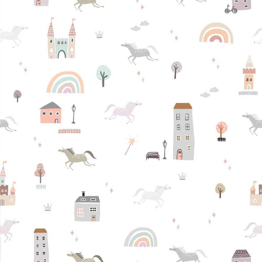 Unicorns On The Loose - White