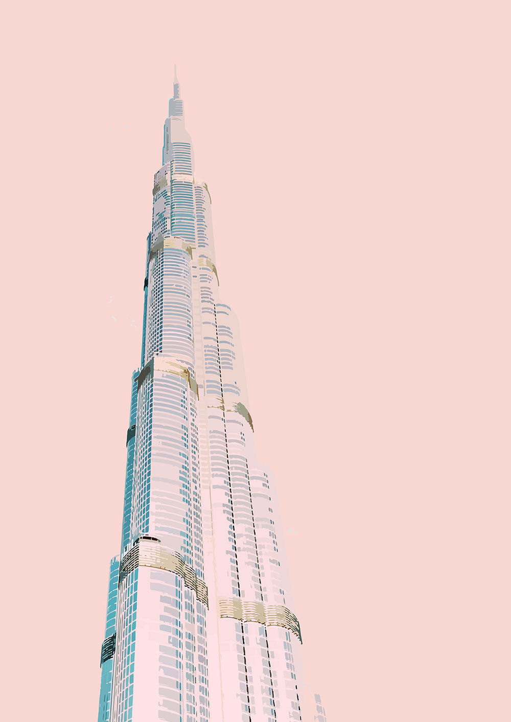 Burj Khalifa in Pink