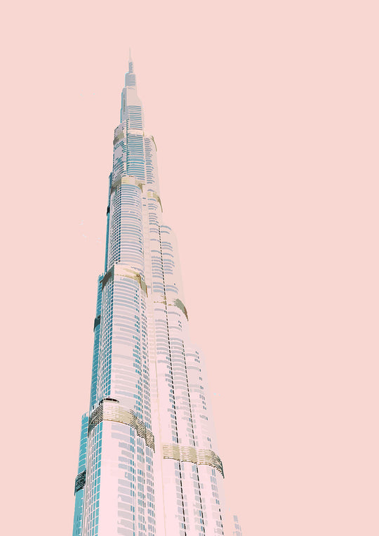 Burj Khalifa in Pink