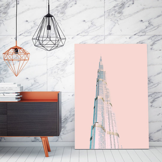Burj Khalifa in Pink