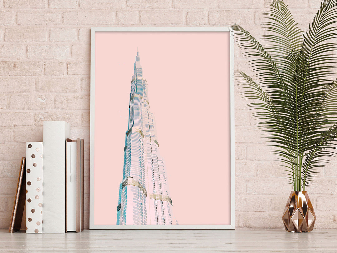 Burj Khalifa in Pink