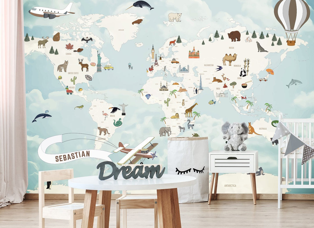 Customisable World Map