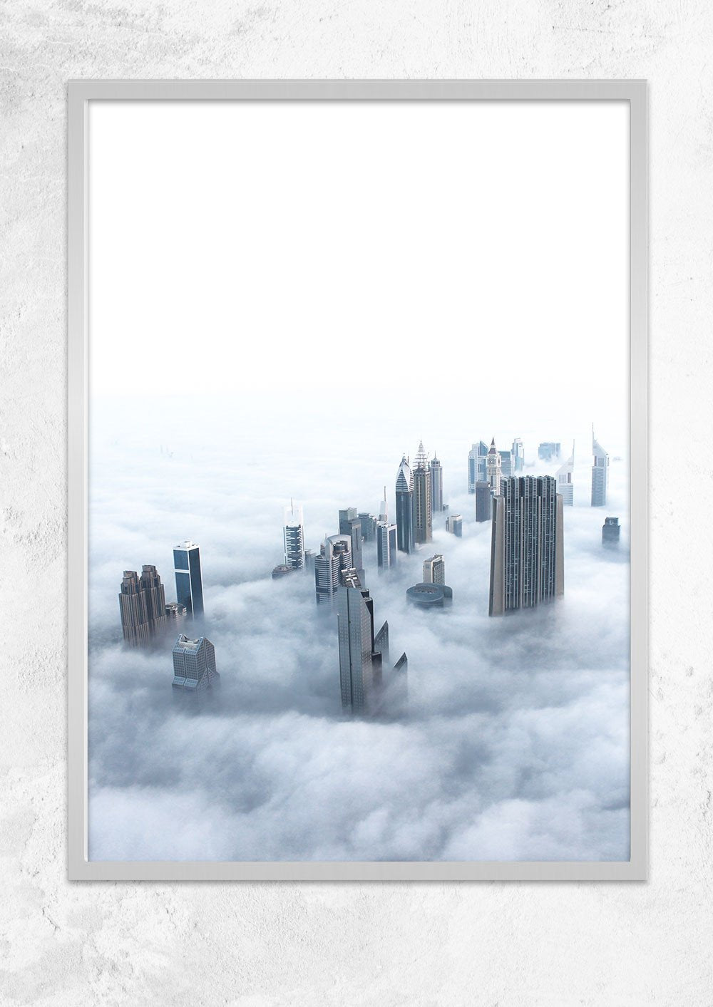 Foggy Dubai Skyline