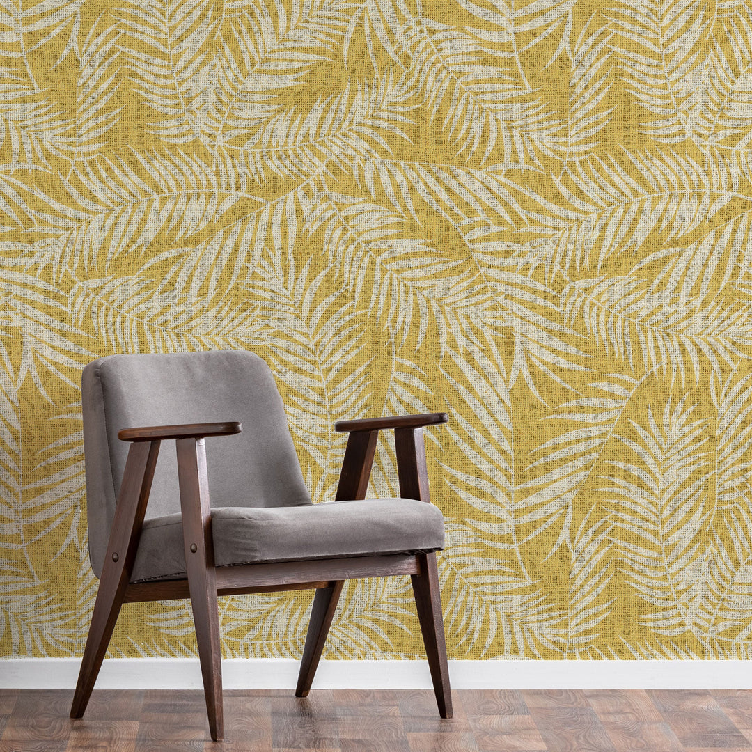 Golden Fronds on Flax