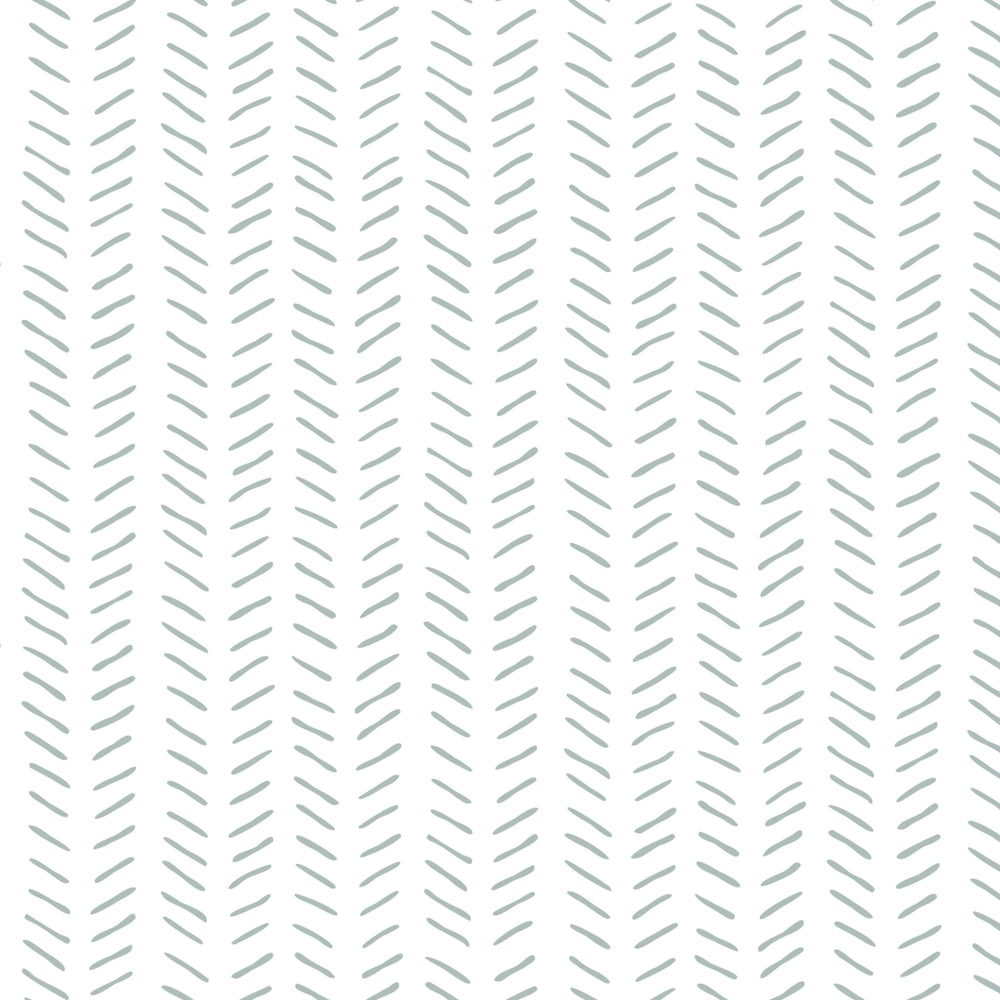 Hand Painted Herringbone Arrows in Sage
