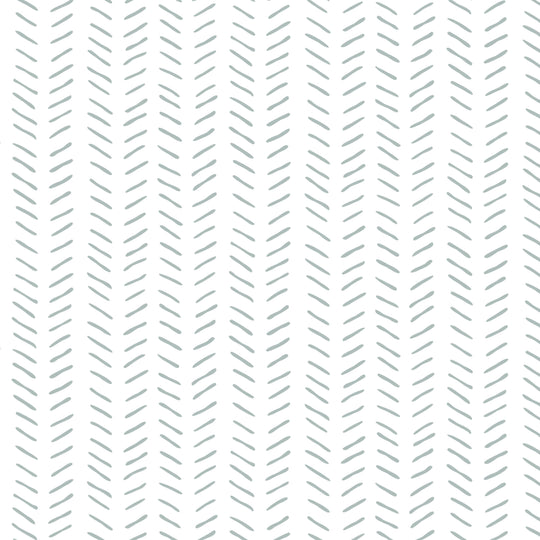 Hand Painted Herringbone Arrows in Sage