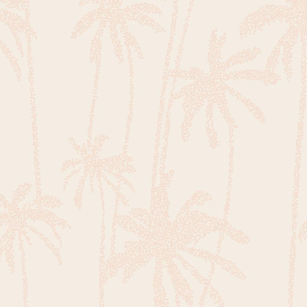 Mosaic Palms in Salmon Pink