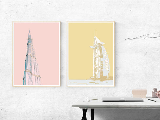 Burj Khalifa in Pink