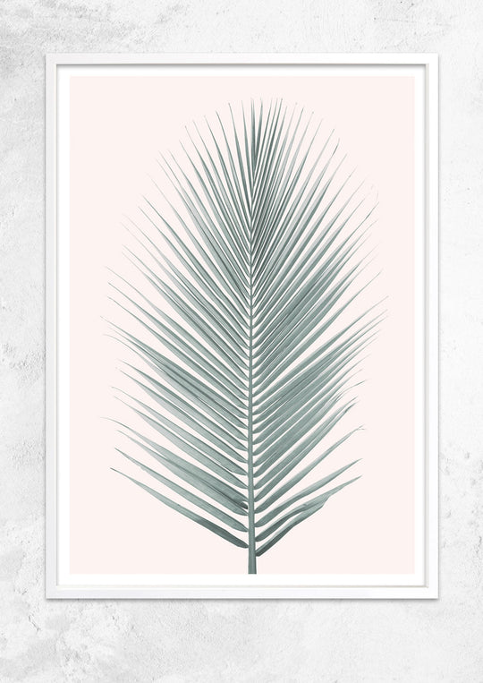 Silver Coconut Palm Leaf