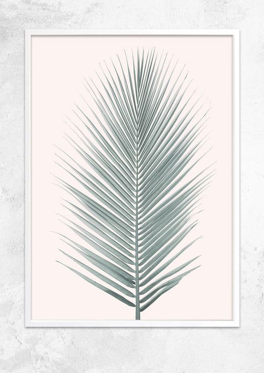 Silver Coconut Palm Leaf