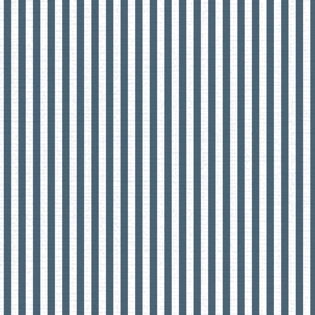 Pin Stripe in Petroli