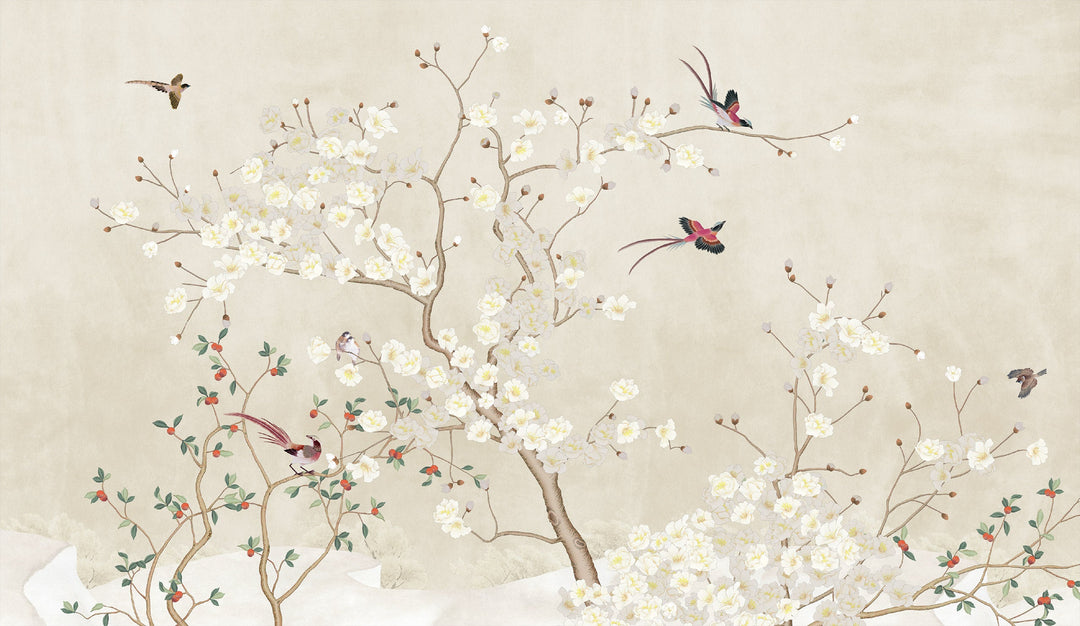 Avon Garden on Ivory