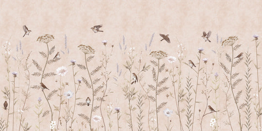Whimsical Garden in Rose Gold