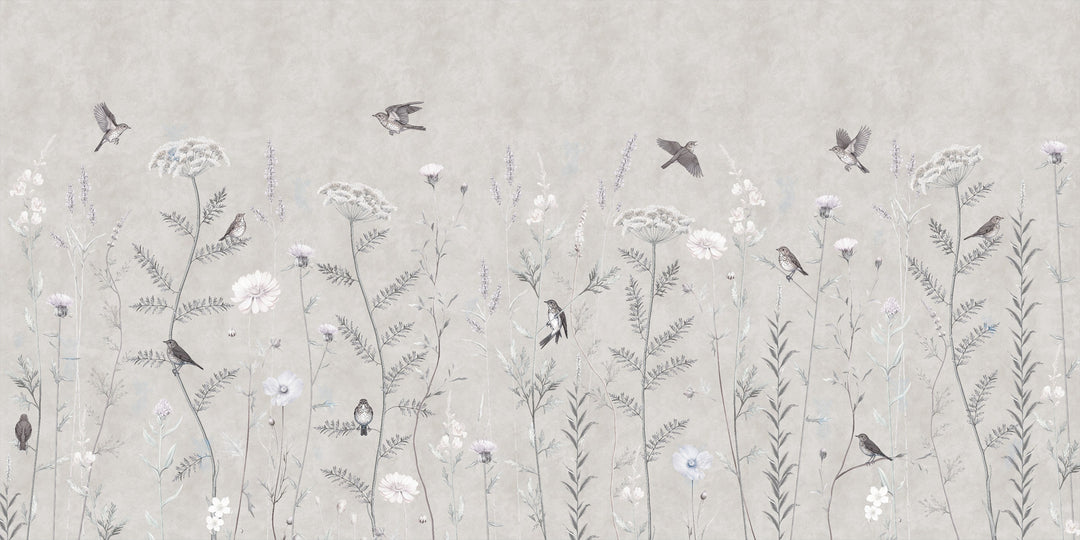 Whimsical Garden in Silver