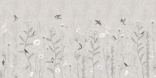 Whimsical Garden in Silver