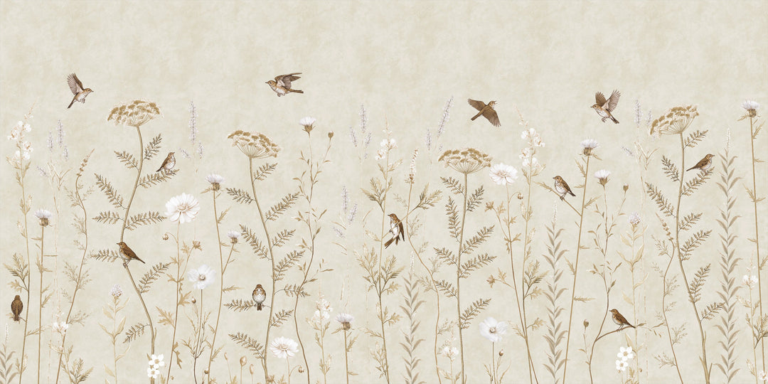 Whimsical Garden in Gold
