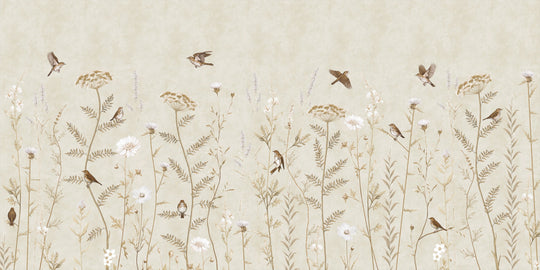 Whimsical Garden in Gold