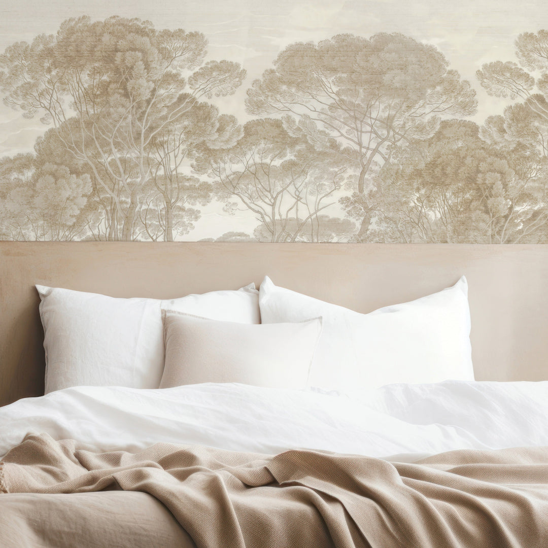 Umbrella Pines Study - Dusty Silk