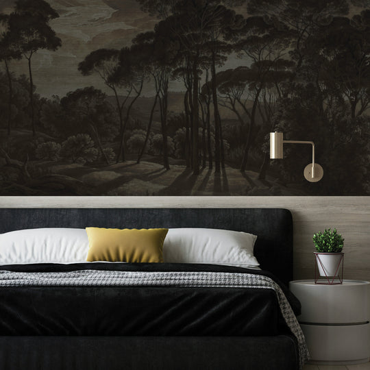 Umbrella Pines Study - Shadow Silk