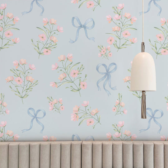 Preppy Posies - Powder Blue