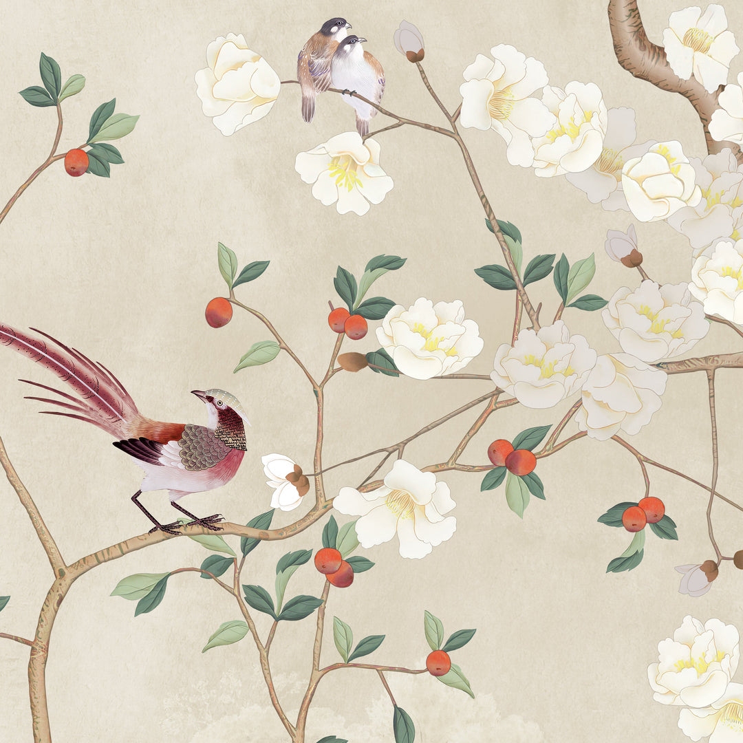 Avon Garden on Ivory