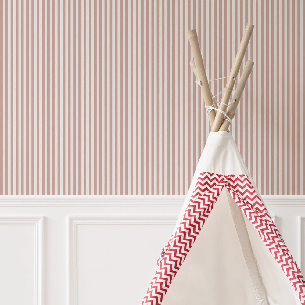 Literary Stripes ~ The Shelley in Pink Carnation