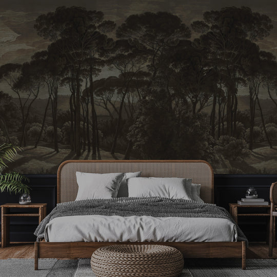 Umbrella Pines Study - Shadow Silk