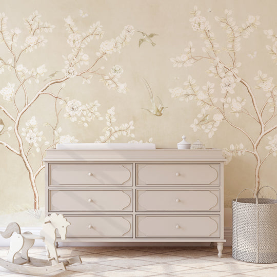 Peonies Garden - Pale Gold