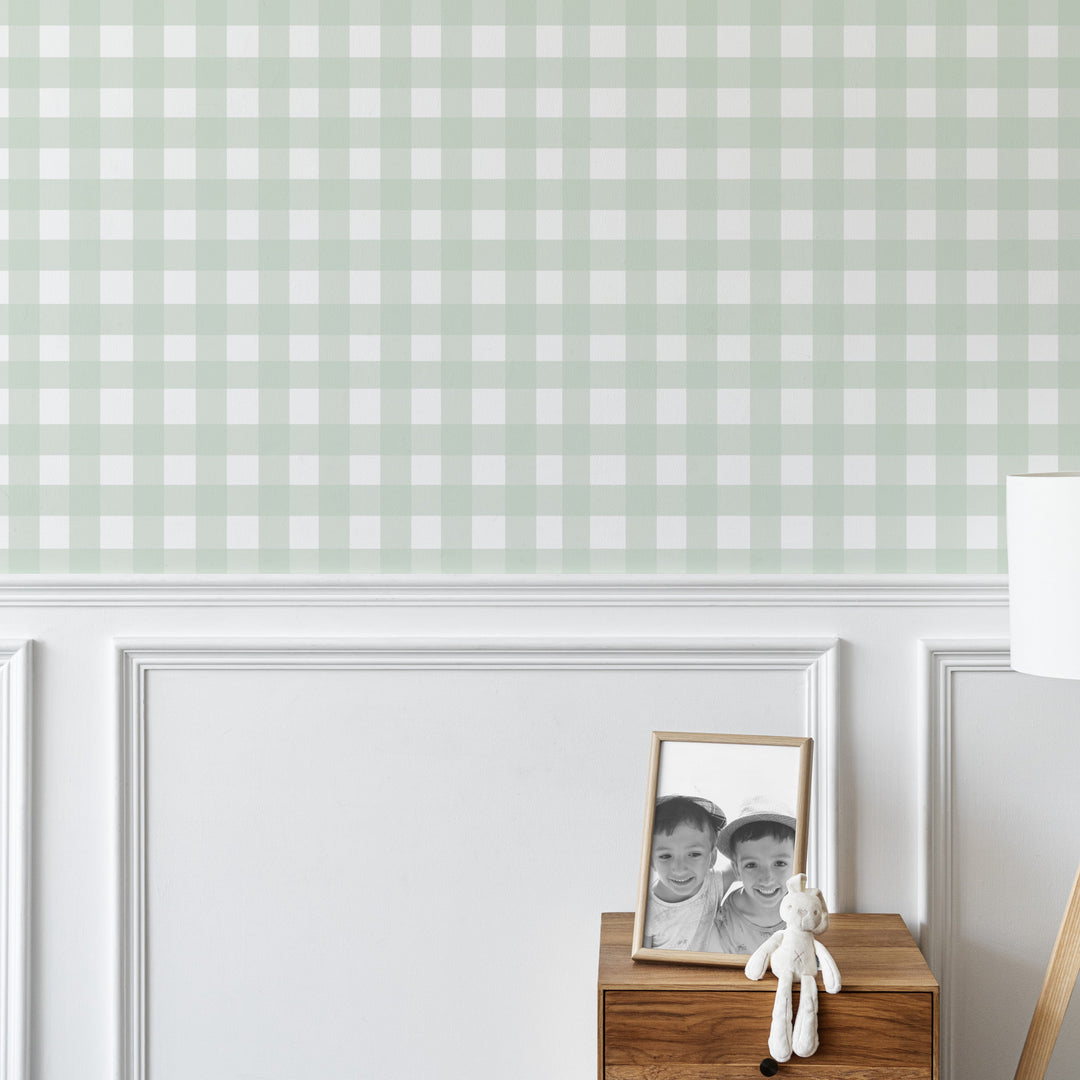 Gingham - Pale Green
