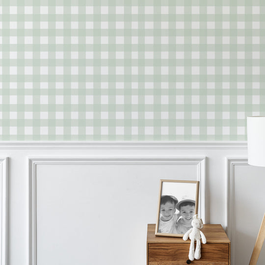 Gingham - Pale Green