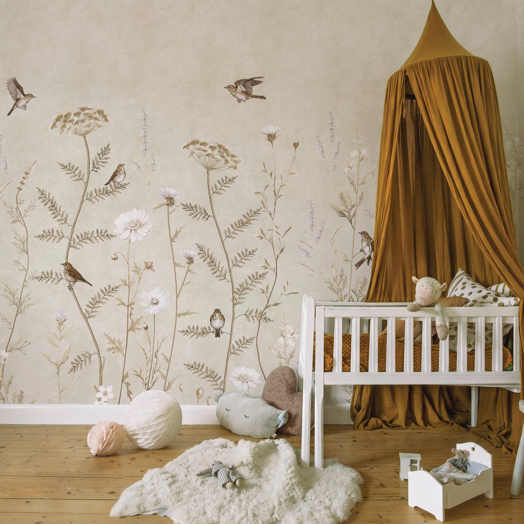 Whimsical Garden in Gold
