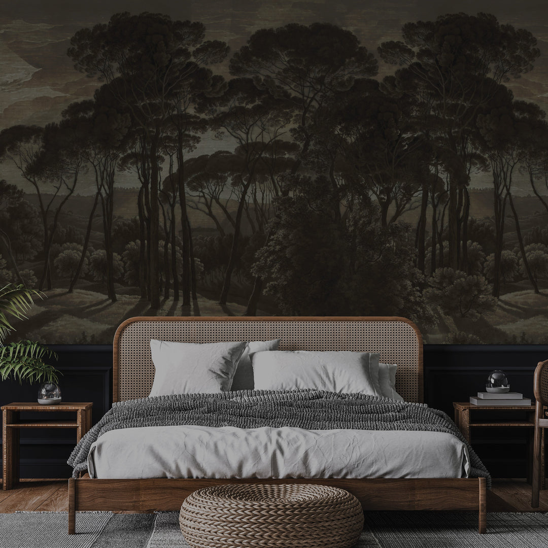 Umbrella Pines Study - Shadow Silk