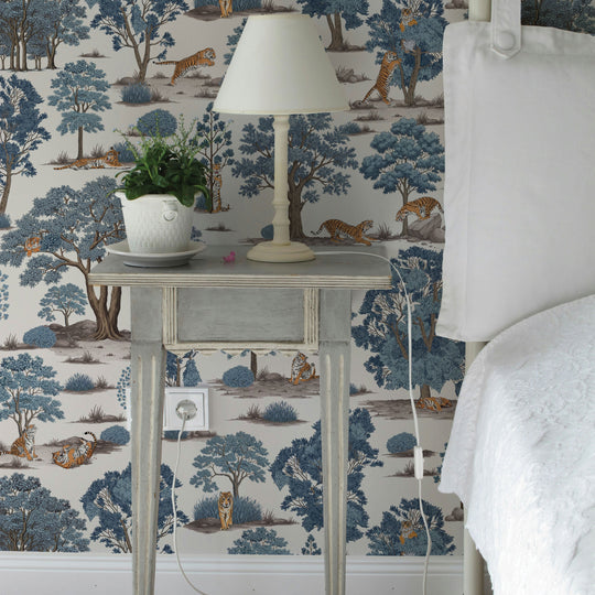 Tiger In The Woods - Blue